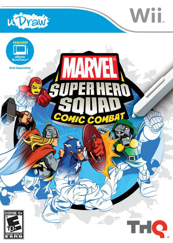UDRAW MARVEL SUPER HERO SQUAD COMIC COMBAT - Wii GAMES