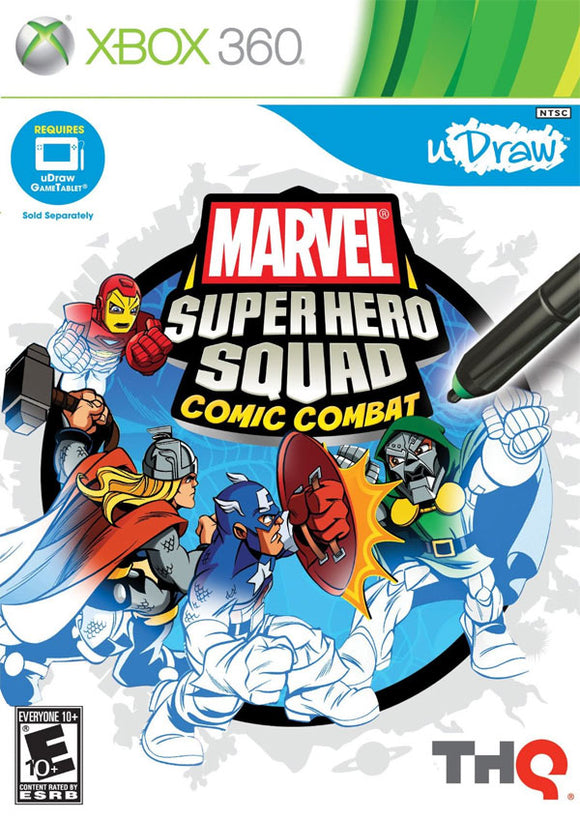 UDRAW MARVEL SUPER HERO SQUAD COMIC COMBAT new Xbox 360 GAMES Back in The Game Video Games