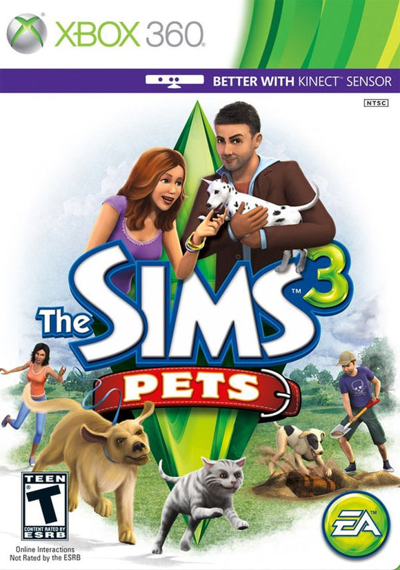 THE SIMS 3 PETS (used) - Xbox 360 GAMES
