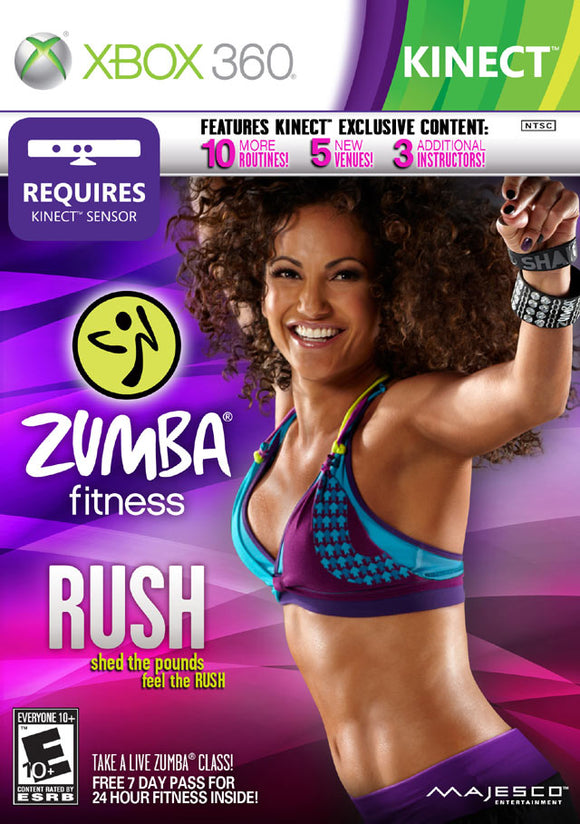 ZUMBA FITNESS RUSH (used) - Xbox 360 GAMES