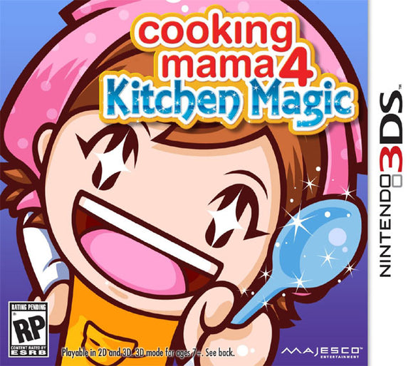 COOKING MAMA 4 KITCHEN MAGIC - Nintendo 3DS GAMES