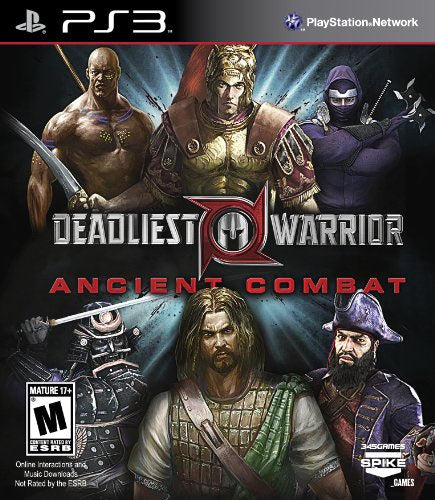 DEADLIEST WARRIOR ANCIENT COMBAT - PlayStation 3 GAMES