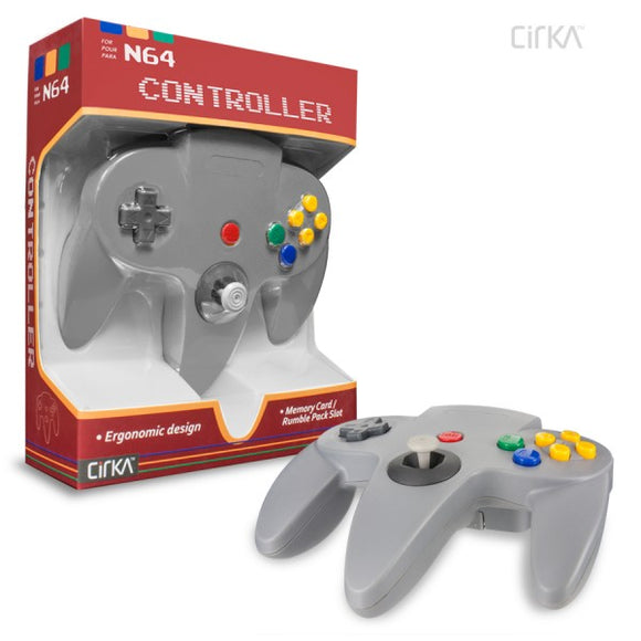 GREY N64 CONTROLLER (CIRKA) - (new) - N64 CONTROLLERS