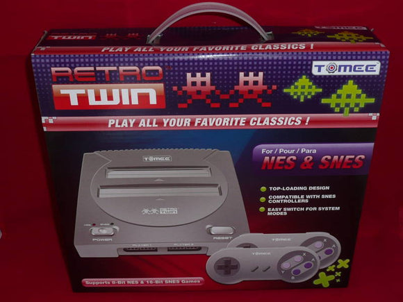 C2 NES/SNES RETRO TWIN SYSTEM SILVER (used) - Miscellaneous System