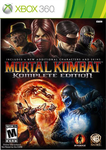 MORTAL KOMBAT KOMPLETE ED (ONLINE PASS) (new) - Xbox 360 GAMES