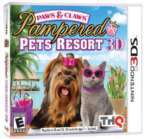 PAWS & CLAWS PAMPERED PETS RESORT 3D - Nintendo 3DS GAMES