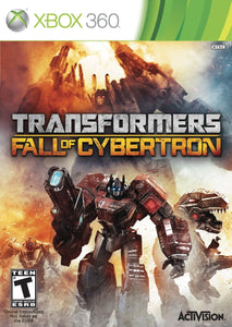 TRANSFORMERS FALL OF CYBERTRON - Xbox 360 GAMES