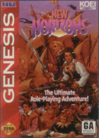 UNCHARTED WATERS NEW HORIZONS (used) - Retro SEGA GENESIS