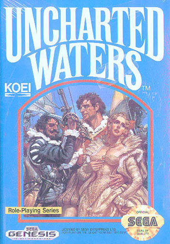 UNCHARTED WATERS (used) - Retro SEGA GENESIS
