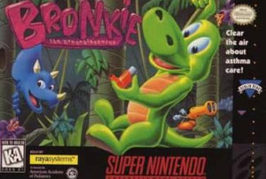 BRONKIE THE BRONCHIASAURUS (used) - Retro SUPER NINTENDO