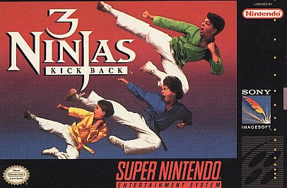 3 NINJAS KICK BACK (used) - Retro SUPER NINTENDO