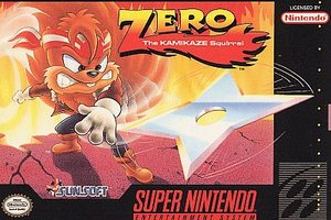 ZERO THE KAMIKAZE SQUIRREL (used) - Retro SUPER NINTENDO