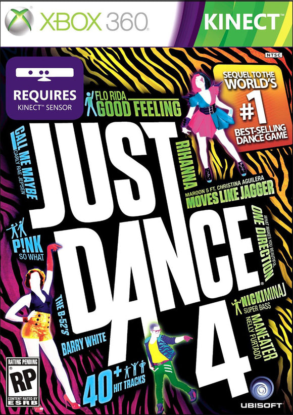 JUST DANCE 4 KINECT (new) - Xbox 360 GAMES