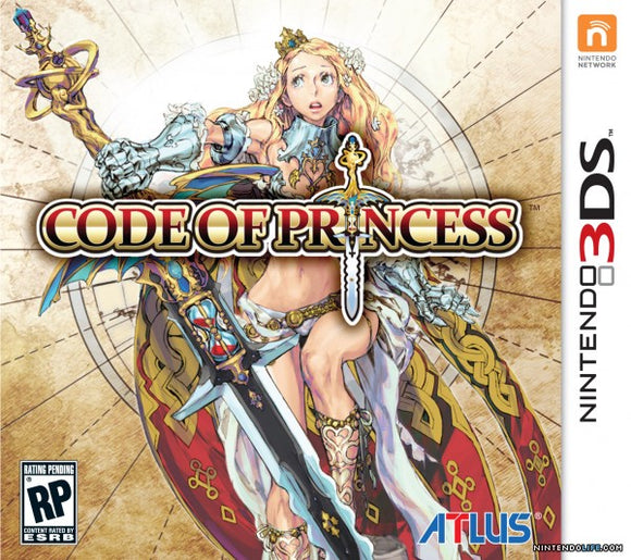 CODE OF PRINCESS BUNDLE LAUNCH ONLY (used) - Nintendo 3DS GAMES