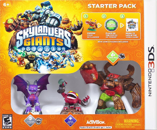 SKYLANDERS GIANTS STARTER PACK - Nintendo 3DS GAMES