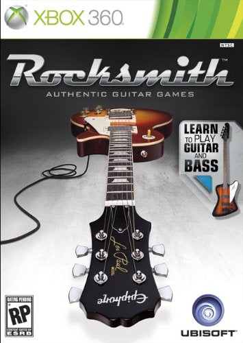 ROCKSMITH GUITAR AND BASS - GAME ONLY (used) - Xbox 360 GAMES