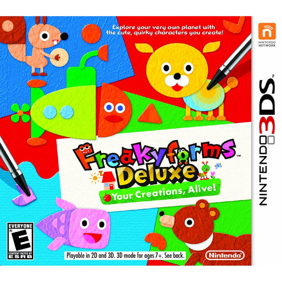 FREAKYFORMS DELUXE OUR CREATIONS ALIVE - Nintendo 3DS GAMES