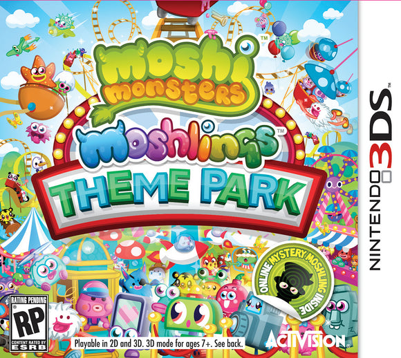 MOSHI MONSTERS MOSHLINGS THEME PARK - Nintendo 3DS GAMES