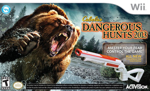 CABELAS DANGEROUS HUNTS 2013 WITH GUN - Wii GAMES