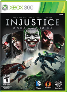 INJUSTICE GODS AMONG US (used) - Xbox 360 GAMES