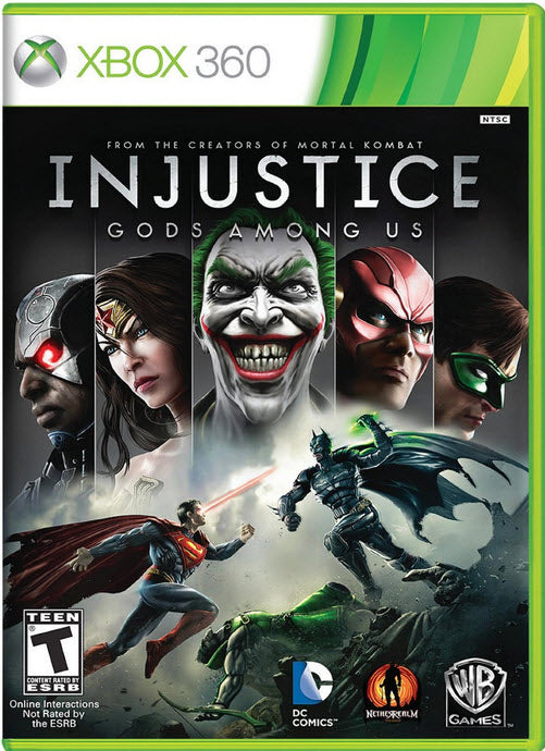 INJUSTICE GODS AMONG US (used) - Xbox 360 GAMES