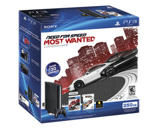 PS3 MODEL 3 BLACK - 250GB - RACING BUNDLE - PlayStation 3 System