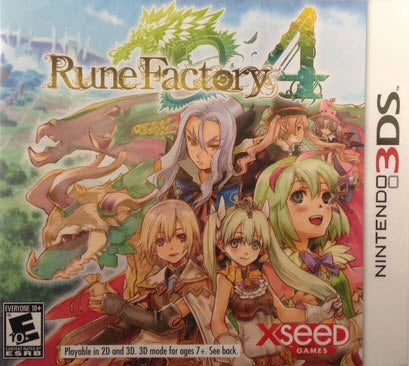 RUNE FACTORY 4 - Nintendo 3DS GAMES