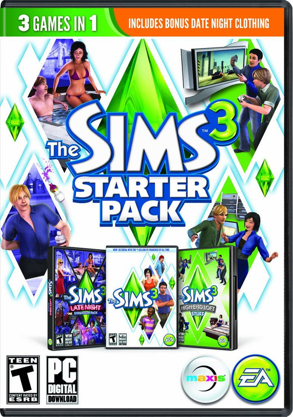 SIMS 3 STARTER PACK - PC GAMES