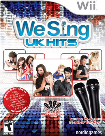 WE SING UK HITS - 2 MIC BUNDLE (used) - Wii GAMES