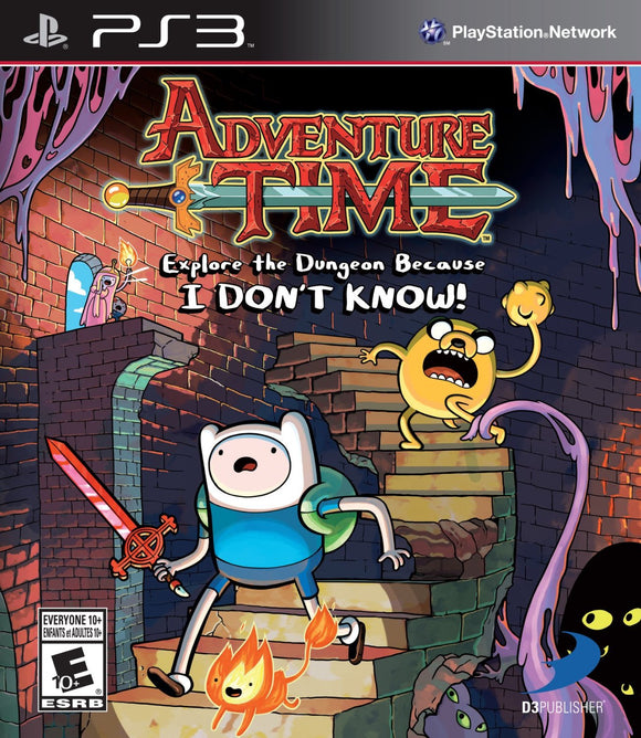 ADVENTURE TIME EXPLORE THE DUNGEON BECAUSE I DONT KNOW! (used) - PlayStation 3 GAMES