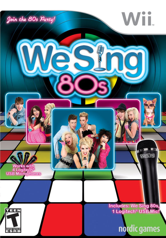 WE SING 80S BUNDLE 1 MIC BUNDLE (used) - Wii GAMES