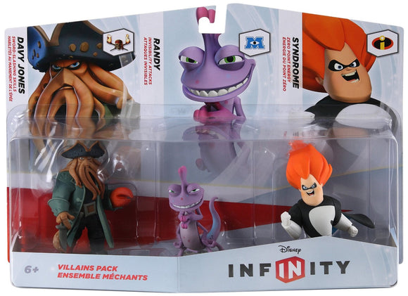 DISNEY INFINITY FIGURE VILLAINS 3 PACK (used) - Interactive Figure DISNEY INFINITY