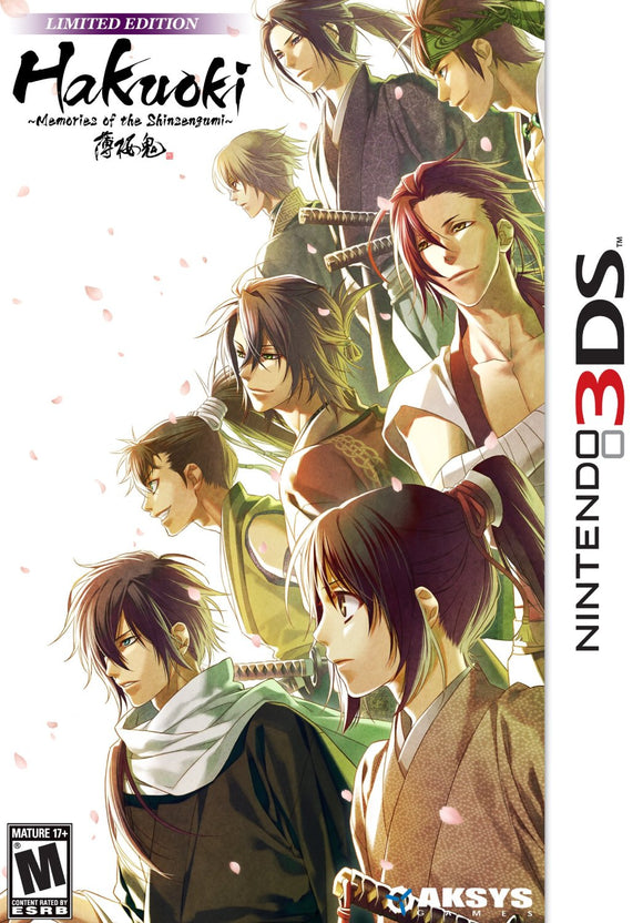 HAKUOKI MEMORIES OF THE SHINSENGUMI LE (used) - Nintendo 3DS GAMES