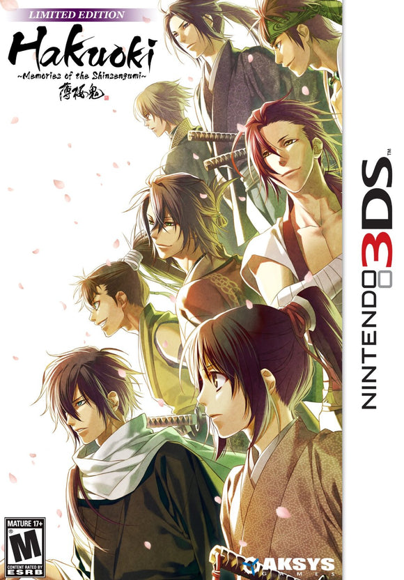 HAKUOKI MEMORIES OF THE SHINSENGUMI LE - Nintendo 3DS GAMES