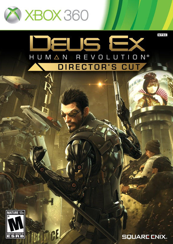 DEUS EX HUMAN REVOLUTION DIRECTORS CUT (used) - Xbox 360 GAMES