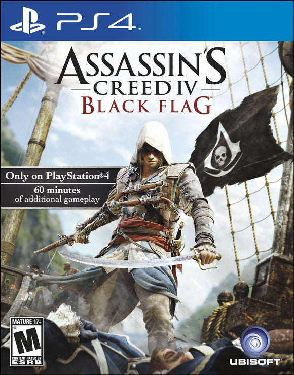 ASSASSINS CREED IV BLACK FLAG (used) - PlayStation 4 GAMES