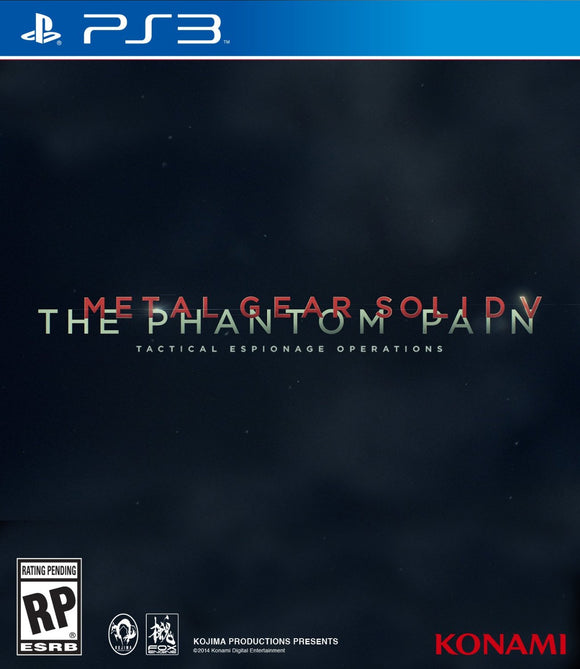 METAL GEAR SOLID V THE PHANTOM PAIN (new) - PlayStation 3 GAMES