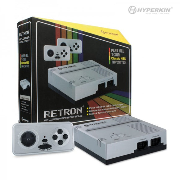 RETRON 1 GAMING SYSTEM - SILVER (used) - Retro NINTENDO