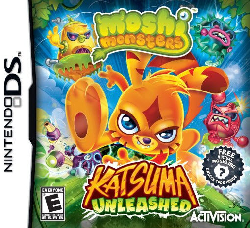 MOSHI MONSTERS KATSUMA UNLEASHED - Nintendo 3DS GAMES