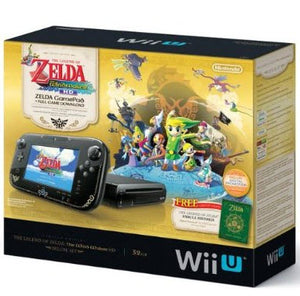 WiiU BLACK DELUXE - 32GB - ZELDA WIND WAKER BUNDLE - Wii U System