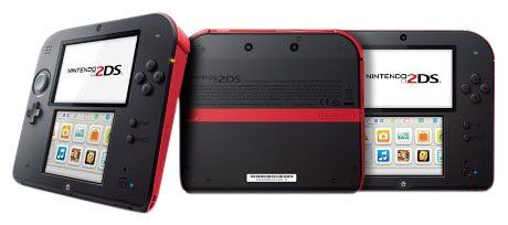 Nintendo 2DS in Crimson Red Video games consoles