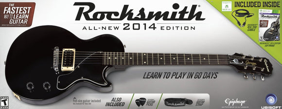 ROCKSMITH 2014 - GUITAR BUNDLE - Xbox 360 GAMES