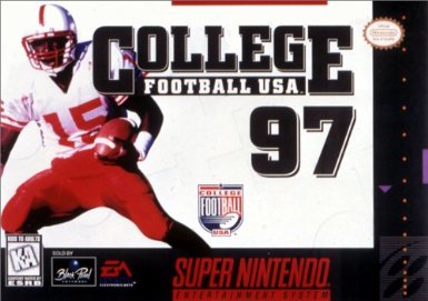 COLLEGE FOOTBALL 97 (used) - Retro SUPER NINTENDO