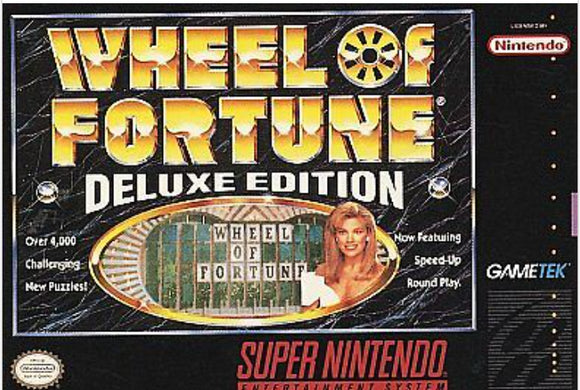 WHEEL OF FORTUNE DELUXE EDITION (used) - Retro SUPER NINTENDO
