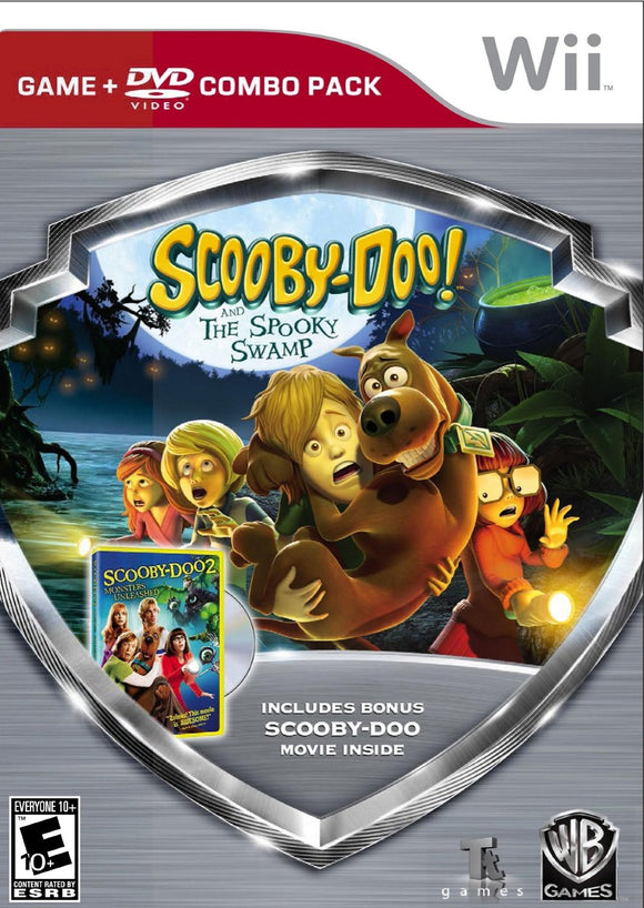 SCOOBY-DOO! AND THE SPOOKY SWAMP SILVER SHIELD COMBO PACK (used) - Wii GAMES