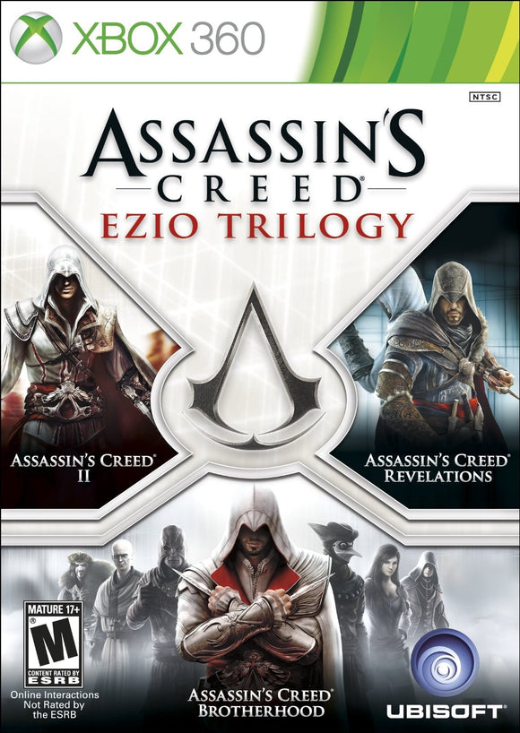 ASSASSINS CREED EZIO TRILOGY (used) - Xbox 360 GAMES