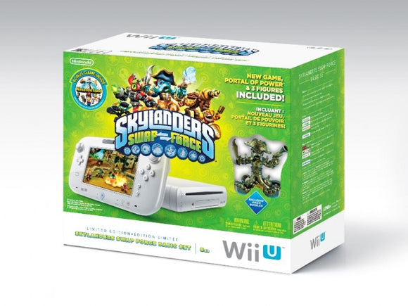 WiiU WHITE BASIC - 8GB - LIMITED EDITION SKYLANDERS SWAP FORCE BASIC SET (new) - Wii U System
