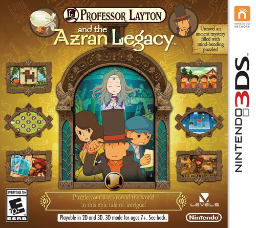 PROFESSOR LAYTON AND THE AZRAN LEGACY (used) - Nintendo 3DS GAMES