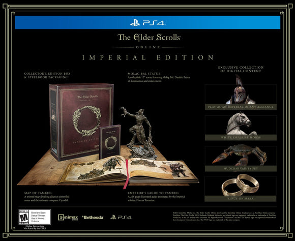 THE ELDER SCROLLS ONLINE - IMPERIAL EDITION - PlayStation 4 GAMES