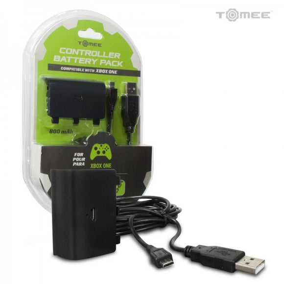 CONTROLLER BATTERY PACK WITH CHARGE CABLE (TOMEE) - Xbox One ACCESSORIES